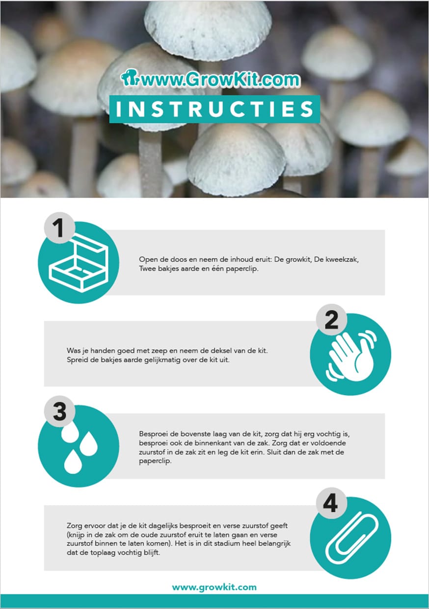 Hawaiian-GrowKit instructies NL voorkant